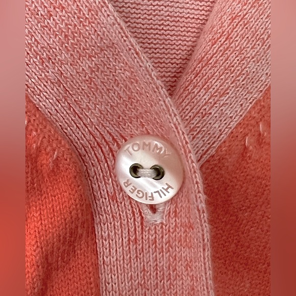 Tommy Hilfiger Orange Cardigan - Picture 3 of 6